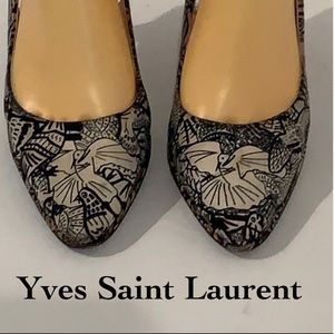 Authentic YSL Yves Saint Laurent vintage heels 6.5
